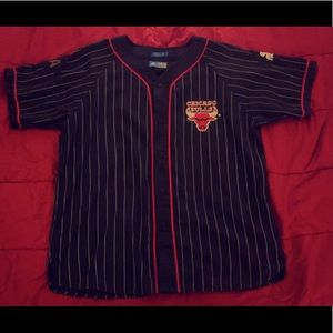 Vintage Chicago Bulls baseball jersey